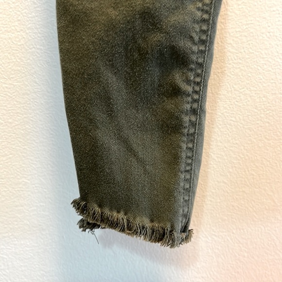 Women’s Army Green Jeans | Express | Size 10 - Picture 4 of 11